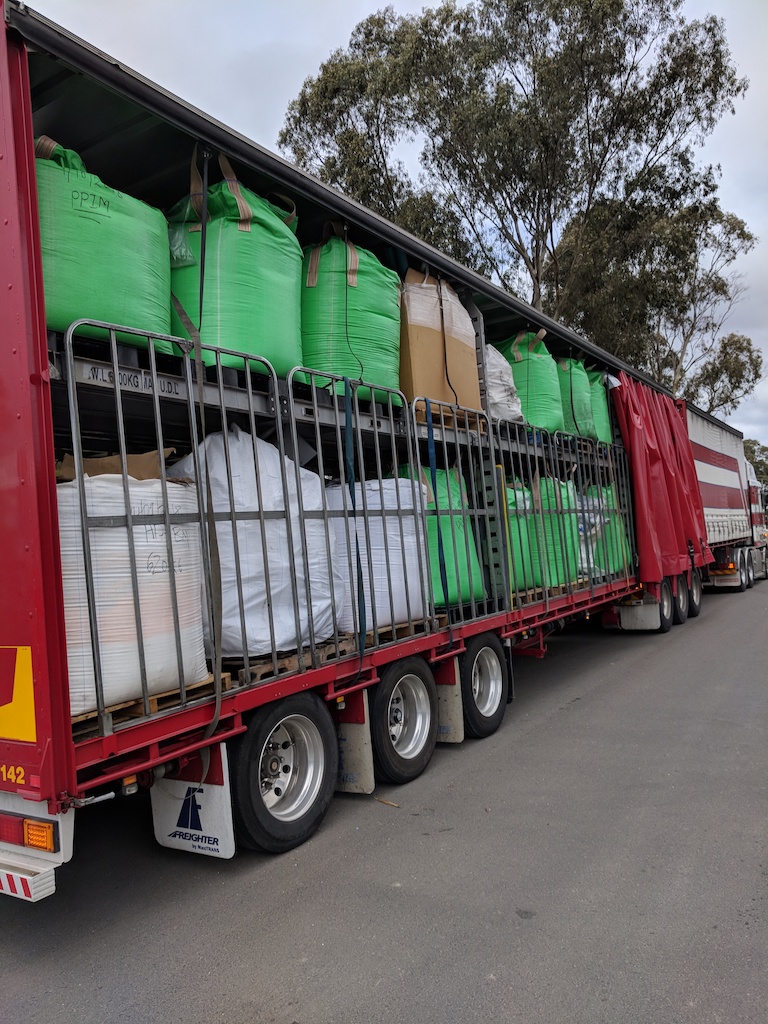 Shipments are made to our China factory for further processing